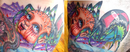 Tattoos - Nature Animal Insect tattoos - baby spider